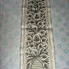 6x2 ft Kashmiri Hand Embroidered Namda Runner Rug | Traditional Floral Wool Floor Runner