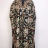 Aariz Kashmiri Jamawar Aari Embroidered Black Pheran in Raffal Wool