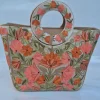 Alishba Kashmiri Beige Basket Bag with Aari Embroidery