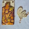 Aaliya Kashmiri Cream White Mobile And Card Sling Bag with Aari Embroidery