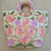 Amara Kashmiri Cream Basket Bag with Aari Embroidery