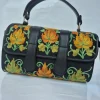 Basma Kashmiri Black Dholki Bag with Aari Embroidery