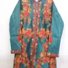 Kashmiri Hadiya Silk Coat Short Aari Embroidered