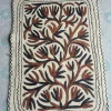 Kashmiri Hand Embroidered Wool Namda 3 × 2 ft – Gul Afshan | Floral Design