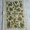 Wool Namda Hand Embroidered  3 × 2 ft – Sabz Bahaar | Kashmiri Floral Design