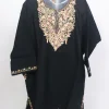 Haseena Black Cashmilon Wool Kashmiri Girls Pheran With Aari Work (3 to 4Y)