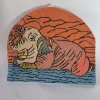 Iradat Kashmiri Handmade Elephant Chain Stitch Wool Thread Tea Cozy