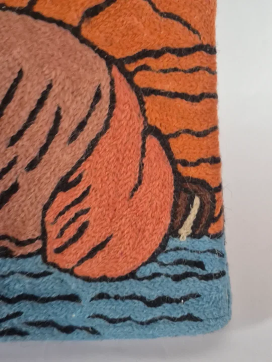 Iradat Kashmiri Handmade Elephant Chain Stitch Wool Thread Tea Cozy - Image 2