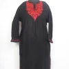 Kainat Kashmiri Girls Pheran in Black Cashmilon Wool with Aari Work(12 to 13Y)