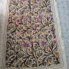 Kashmiri 7x5 Handmade Namda Rug Farsh With Embroidery