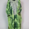Kashmiri Tie-n dye Pheran Kesar In Cashmilon Wool for Women With Zari Work