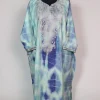 Kashmiri Tie-n Dye Pheran In Cashmilon Wool for Women Doon With Zari Embroidery