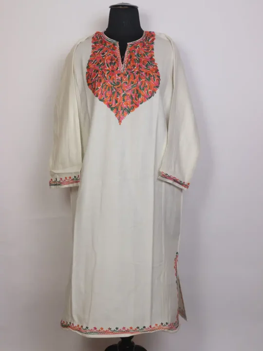 Gul Bahar Pheran | Cashmilon Aari Work