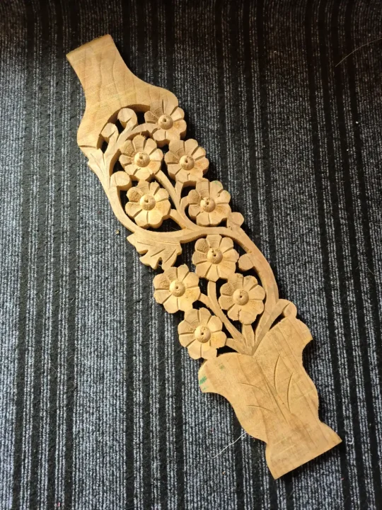 Khyber Kashmiri Wooden Staircase Balusters Hand Carved Design ( Set of 10)