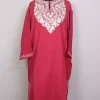 Haya Kashmiri Aari Work Red Pheran in Cashmilon Wool