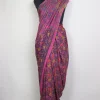 Kashmiri Haya Pure Mulberry Silk Saree Pink Paisley