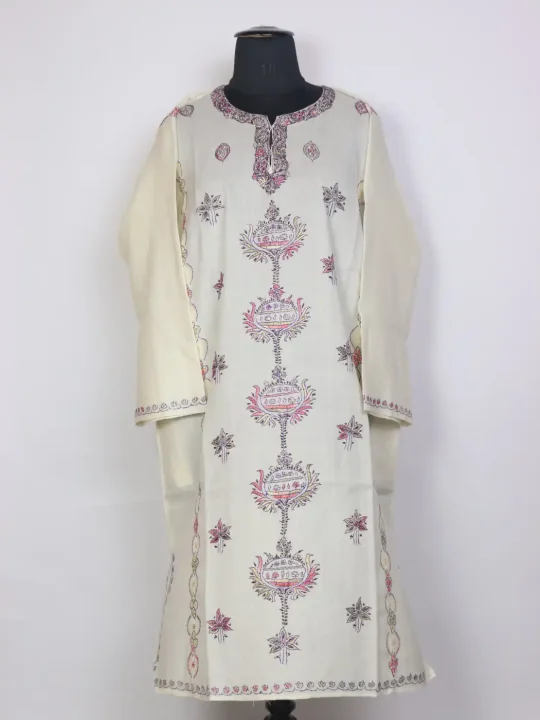 Kashmiri Pheran | Premium Count Wool With Hand Sozni Work | Meher