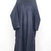 Kashmiri Hooded PheranTweed For Men Azeem Navy Blue