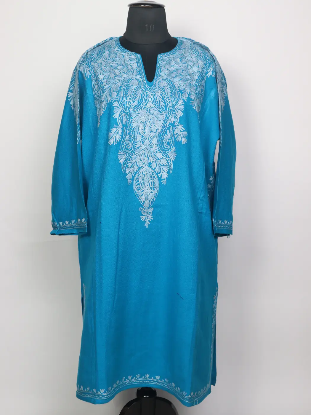 Neelam Kashmiri Cashmilon Pheran for Women with Back Aari Embroidery