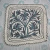 Kashmiri 2-Ft Square Namda Rug Gulshan With Hand Aari Embroidery