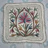 Kashmiri 2-Ft Noorbagh Square Handmade Namda Rug With Embroidery