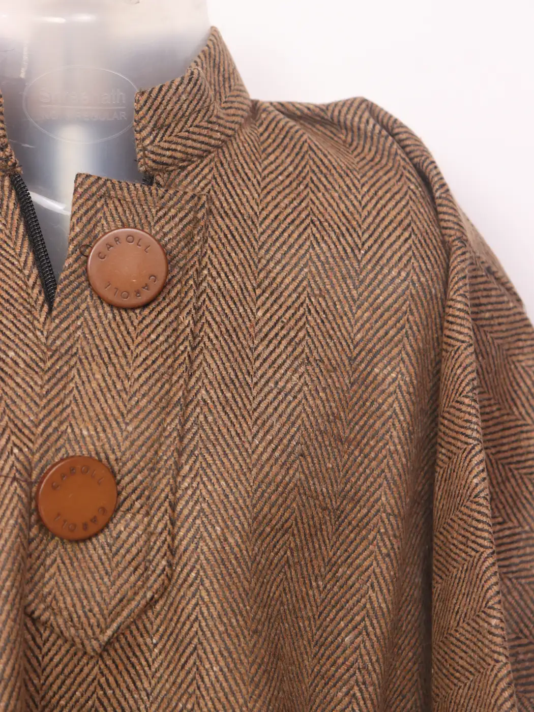 Kashmiri Pattu Tweed Ismaiel Brown Pheran for Boys - Image 2