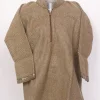 Kashmiri Beige Pattu Tweed Pheran for Boys Mehrab