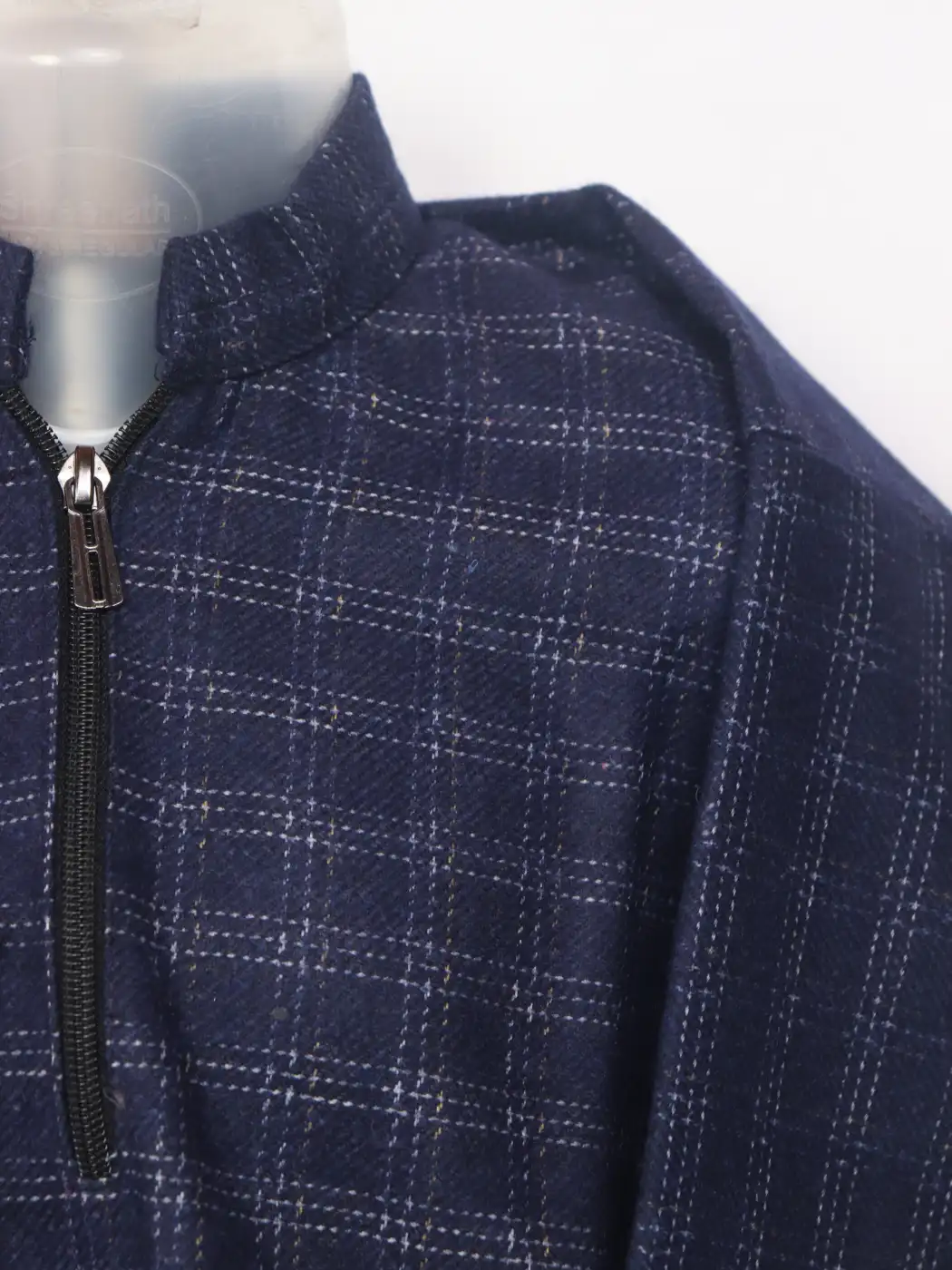 Navy Blue Kashmiri Pattu Tweed Pheran for Boys Aasim - Image 2