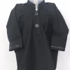 Nazim Kashmiri Solid Black Pattu Tweed Pheran for Boys