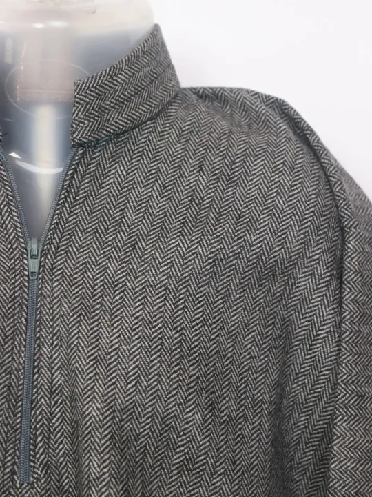 Kashmiri Grey Faizan Pattu Tweed Pheran for Boys - Image 2