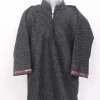 Black Kashmiri Pattu Tweed Pheran for Boys Shahnawaz