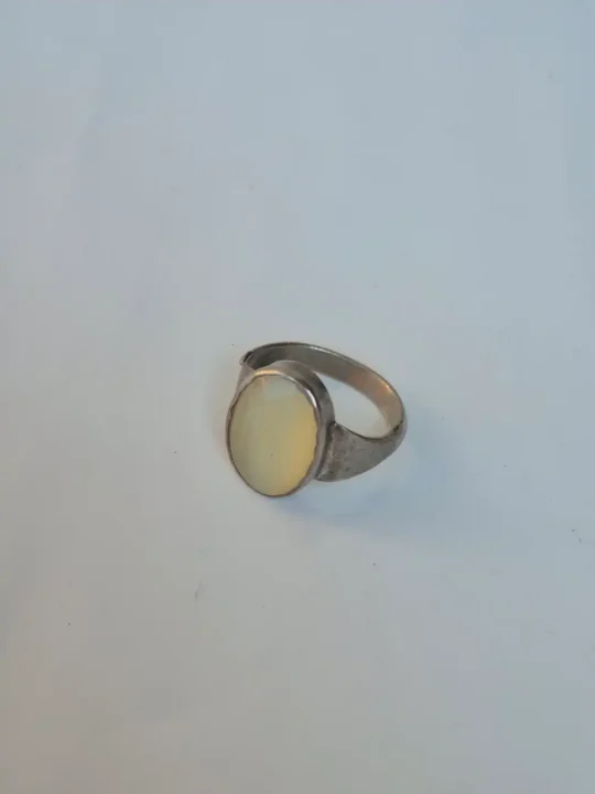 Kashmiri Noori Vintage Ring – Traditional Handmade Antique Stone Jewellery