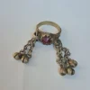 Kashmiri Vintage Mehr Traditional Handmade Antique Red Stone Ring