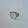 Kashmiri Munthaha Vintage Ring – Traditional White Stone Jewellery