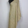 Mahira Kashmiri Beige Colored Hand Sozni Embroidered MP Pashmina Stole