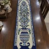 Yusmarg Kashmiri Handmade Silk Thread Chain Stitch Embroidery Runner 4*1ft