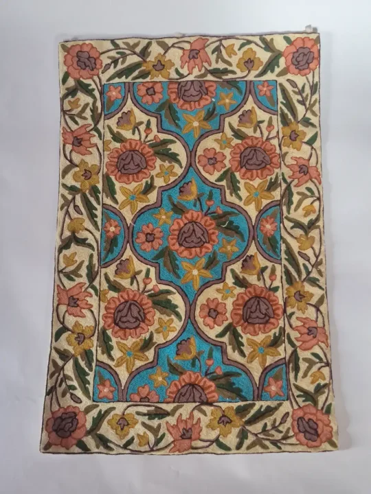 Mehar Chain Stitch Kashmiri Handmade Wall Hanging 3 x 2 Feet