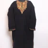 Munira Kashmiri Girls Pheran in Black Cashmilon Wool with Aari Work