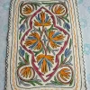 Naqsh-e-Gul Hand Embroidered Wool Namda Rug – Traditional Kashmiri Floral Design | 3 × 2 ft