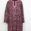 Naureen Black Kashmiri Pheran with All Over Hand Ari Work in Raffal Wool