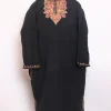 Raeena Kashmiri Girls Pheran in Black Cashmilon Wool with Aari Work