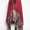 Maroon Kashmiri Kani Work Fine Wool Stole | Rameesa