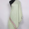 Raziya Kashmiri White Hand Sozni Stole