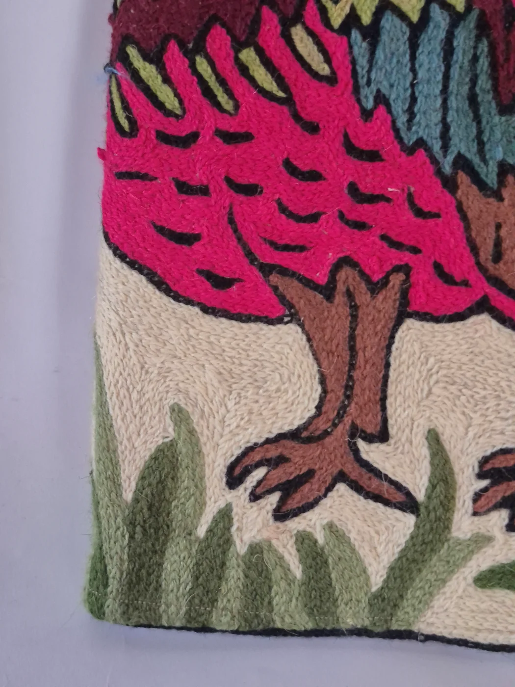 Ruhaib Kashmiri Handmade Roaster Chain Stitch Wool Thread Tea Cozy - Image 2