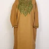 Saba Kashmiri Aari Embroidered Beige Cashmilon Pheran