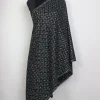 Sahar Kashmiri Hand Sozni Embroidered Black Toosha Wool Stole