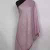 Shahzadi Kashmiri Hand Sozni Embroidery Stole Dusty Pink
