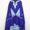 Shazia Raffal Kashmiri Wool Aari Embroidered Pheran with Dupatta Blue