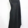Shermin Black Kashmiri Toosha Wool Plain Shawl
