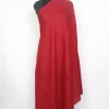 Shirin Maroon Kashmiri Toosha Wool Plain Shawl